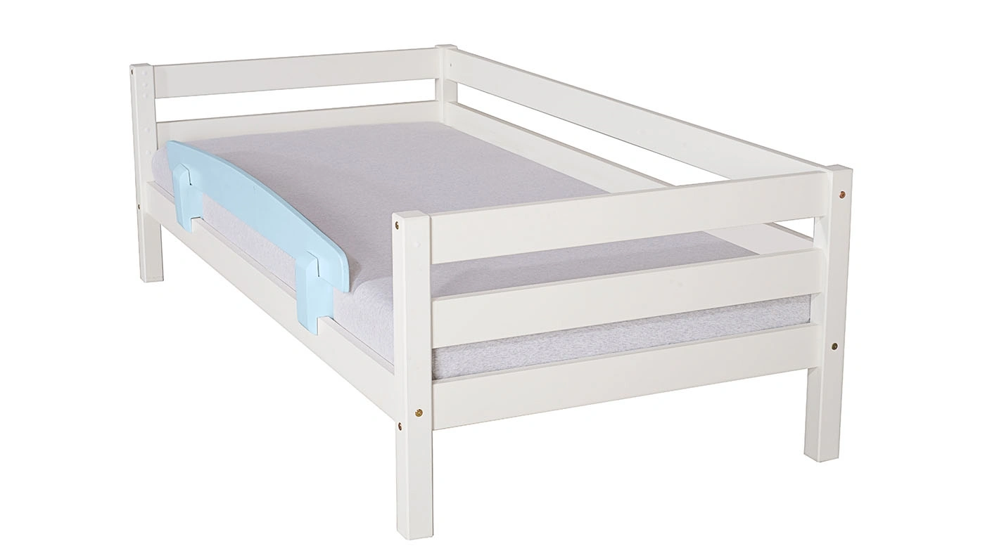 מיטת ילדים מיקה רוחב 80 ס"מ | עם מעקה אחורי